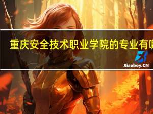 重庆安全技术职业学院的专业有哪些