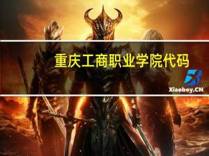 重庆工商职业学院代码
