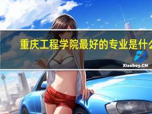 重庆工程学院最好的专业是什么