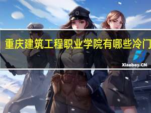 重庆建筑工程职业学院有哪些冷门专业