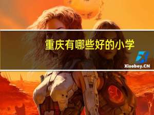 重庆有哪些好的小学
