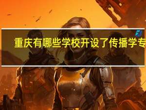 重庆有哪些学校开设了传播学专业