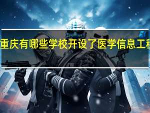 重庆有哪些学校开设了医学信息工程专业