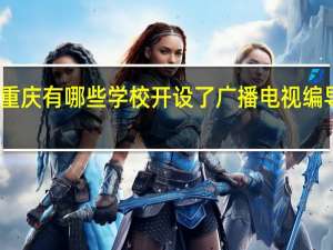重庆有哪些学校开设了广播电视编导专业