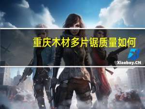 重庆木材多片锯质量如何