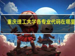 重庆理工大学各专业代码在哪里找（重庆理工大学各专业代码）