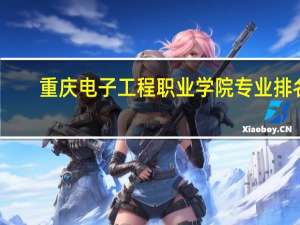 重庆电子工程职业学院专业排名