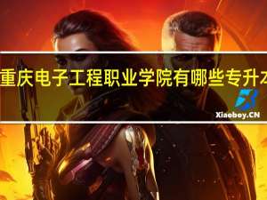 重庆电子工程职业学院有哪些专升本专业