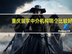 重庆留学中介机构哪个比较好