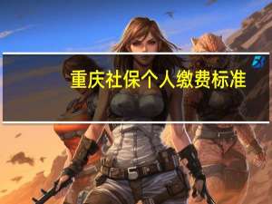 重庆社保个人缴费标准