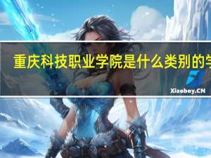 重庆科技职业学院是什么类别的学校