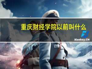 重庆财经学院以前叫什么