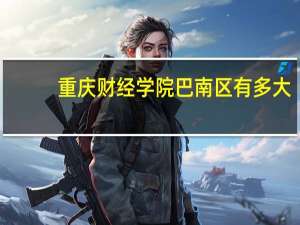 重庆财经学院巴南区有多大