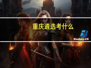 重庆遴选考什么