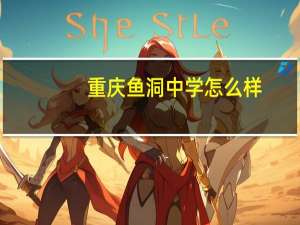 重庆鱼洞中学怎么样