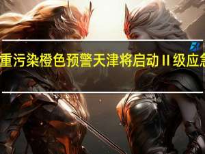 重污染橙色预警天津将启动Ⅱ级应急响应