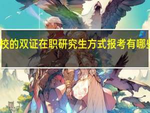 重点院校的双证在职研究生方式报考有哪些优势和难处