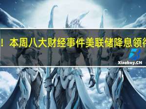 重磅！本周八大财经事件 美联储降息领衔市场波动