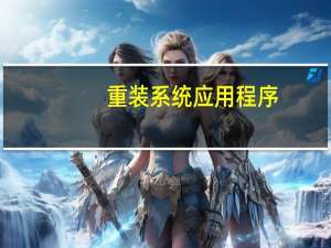 重装系统应用程序