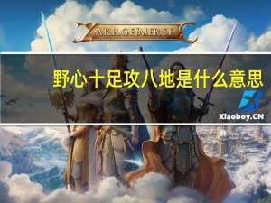野心十足攻八地是什么意思