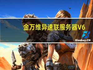 金万维异速联服务器 V6.4.7.0 官方标准版（金万维异速联服务器 V6.4.7.0 官方标准版功能简介）