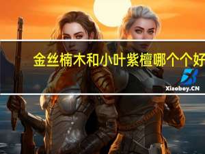 金丝楠木和小叶紫檀哪个个好