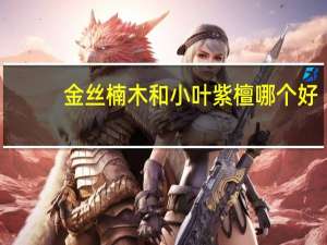 金丝楠木和小叶紫檀哪个好