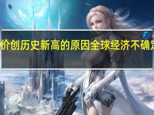 金价创历史新高的原因 全球经济不确定性加剧