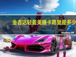 金吉达 轻盈美膳卡路里是多少