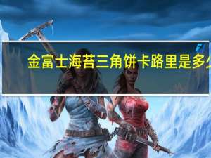 金富士 海苔三角饼卡路里是多少