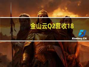 金山云Q2营收18.4亿元 技术服务双修筑牢高质量可持续发展