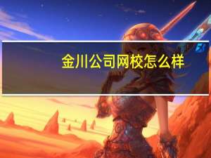 金川公司网校怎么样（金川公司网校）