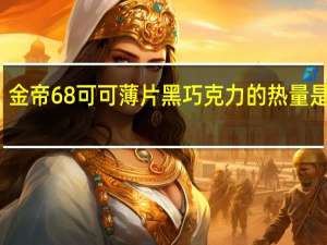 金帝 68%可可薄片黑巧克力的热量是多少