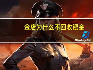 金店为什么不回收钯金