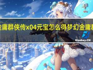 金庸群侠传x04元宝怎么得 梦幻金庸群侠传2.4