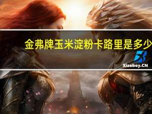 金弗 牌玉米淀粉卡路里是多少