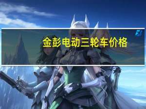 金彭电动三轮车价格