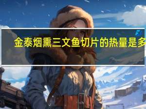 金泰 烟熏三文鱼切片的热量是多少