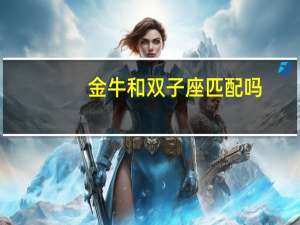 金牛和双子座匹配吗