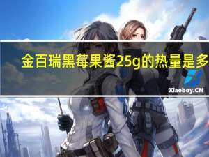 金百瑞 黑莓果酱 25g的热量是多少