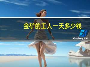 金矿的工人一天多少钱