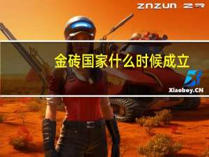 金砖国家什么时候成立