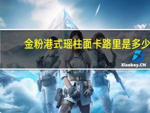 金粉 港式瑶柱面卡路里是多少