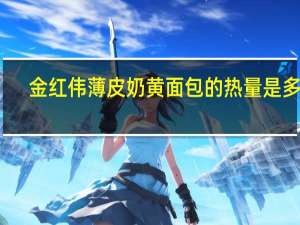 金红伟 薄皮奶黄面包的热量是多少