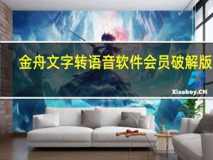 金舟文字转语音软件会员破解版 V2.4.1.0 免费版（金舟文字转语音软件会员破解版 V2.4.1.0 免费版功能简介）