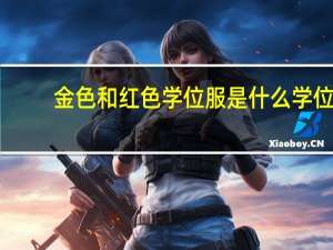 金色和红色学位服是什么学位