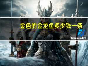 金色的金龙鱼多少钱一条