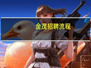 金茂招聘流程