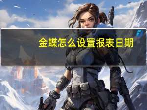 金蝶怎么设置报表日期