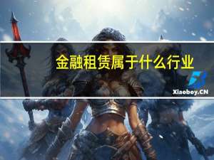 金融租赁属于什么行业